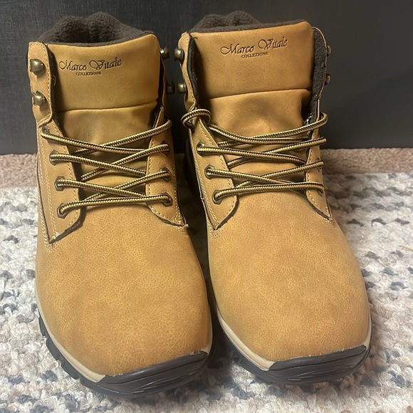 Marco Vitale Collezione Men’s Lace Up Boots Size 10 Like New - Picture 4 of 11